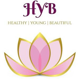 HYB HEALTHY | YOUNG | BEAUTIFUL logo