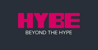 HYBE BEYOND THE HYPE logo