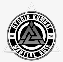 HYBRID KOMBAT EST 2023 MARTIAL ARTS logo