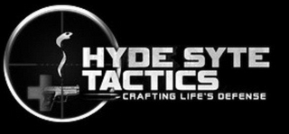 HYDE SYTE TACTICS CRAFTING LIFE'S DEFENSE logo