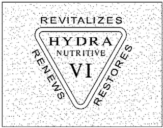 HYDRA NUTRITIVE VI REVITALIZES RENEWS RESTORES logo