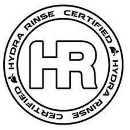 HYDRA RINSE CERTIFIED HYDRA RINSE CERTIFIED HR logo