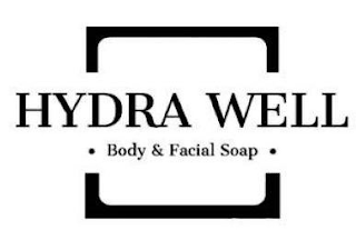 HYDRA WELL · BODY & FACIAL SOAP · logo