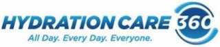 HYDRATION CARE 360 ALL DAY. EVERY DAY. EVERYONE. logo