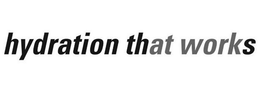 HYDRATION THAT WORKS logo