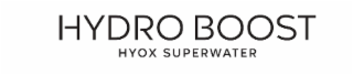 HYDRO BOOST HYOX SUPERWATER logo