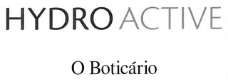 HYDROACTIVE O BOTICÁRIO logo