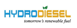 HYDRODIESEL TOMORROW'S RENEWABLE FUEL logo