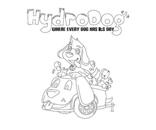 HYDRODOG WHERE EVERY DOG HAS ITS DAY logo