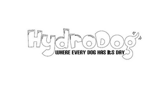 HYDRODOG WHERE EVERY DOG HAS ITS DAY logo