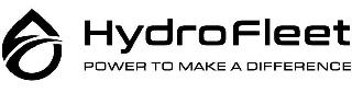 HYDROFLEET POWER TO MAKE A DIFFERENCE logo