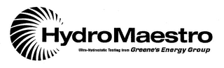HYDROMAESTRO ULTRA-HYDROSTATIC TESTING FROM GREENE'S ENERGY GROUP logo