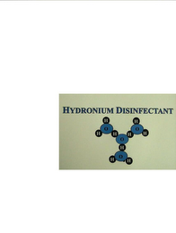HYDRONIUM DISINFECTANT O O O O H H H H H H H H H logo