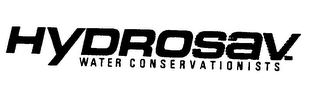 HYDROSAV WATER CONSERVATIONISTS logo