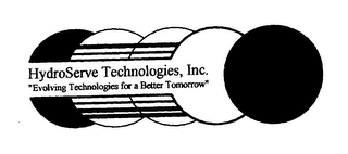 HYDROSERVE TECHNOLOGIES, INC. "EVOLVING TECHNOLOGICS FOR A BETTER TOMORROW" logo