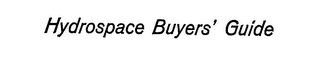 HYDROSPACE BUYERS GUIDE logo