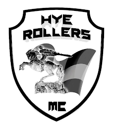 HYE ROLLERS MC logo