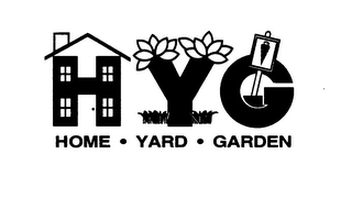 HYG HOME-YARD-GARDEN logo