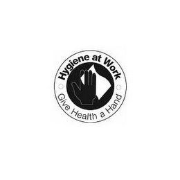 HYGIENE AT WORK GIVE HEALTH A HAND logo