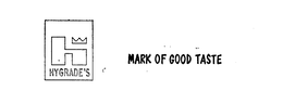 HYGRADE'S MARK OF GOOD TASTE logo
