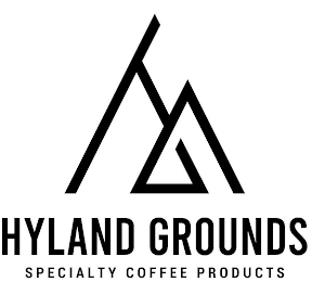 HYLAND GROUNDS SPECIALTY COFFEE PRODUCTS logo