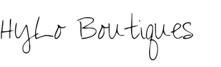 HYLO BOUTIQUES logo