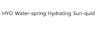HYO WATER-SPRING HYDRATING SUN-QUID logo