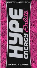 HYPE ENERGY ENLITE EXTRA LOW CAL ENERGYDRINK logo