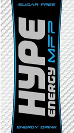 HYPE ENERGY MFP SUGAR FREE ENERGY DRINK logo