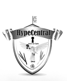 HYPECENTRAL AMOR EST CLAVIS SIMUL logo