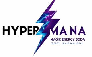 HYPER MANA MAGIC ENERGY SODA ENERGY LOW-FOAM SODA logo