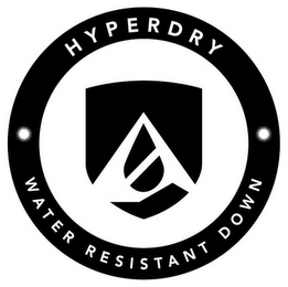 HYPERDRY WATER RESISTANT DOWN logo
