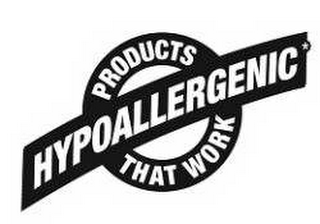 HYPOALLERGENIC PRODUCTS THAT WORK logo