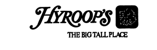 HYROOP'S THE BIG TALL PLACE logo