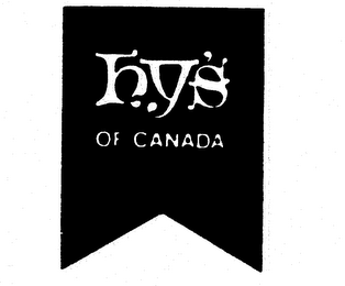 HY'S OF CANADA logo