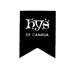 HY'S OF CANADA logo