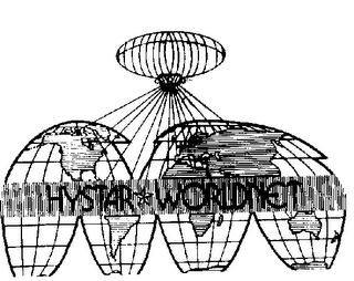 HYSTAR WORLDNET & DESIGN logo