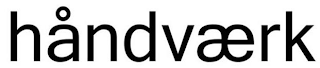 HÅNDVAERK logo