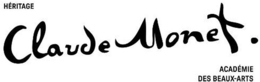 HÉRITAGE CLAUDE MONET. ACADÉMIE DES BEAUX-ARTS logo