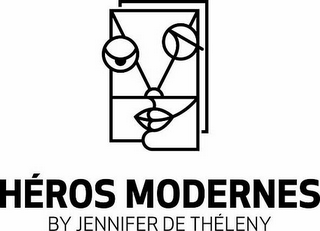 HÉROS MODERNES BY JENNIFER DE THÉLENY logo