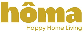 HÔMA HAPPY HOME LIVING logo