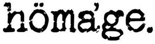 HÖMA'GE. logo