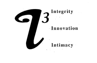 I 3 INTEGRITY INNOVATION INTIMACY logo