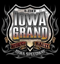 I-80 IOWA GRAND MOTORCYCLE RALLY IOWA SPEEDWAY logo
