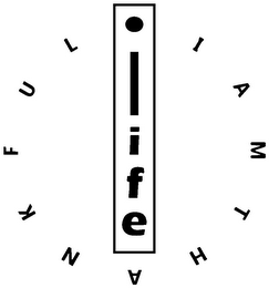I A M T H A N K F U L  LIFE logo