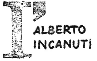 I' ALBERTO INCANUTI logo