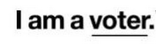 I AM A VOTER. logo