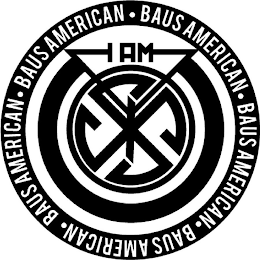 I AM BAUS AMERICAN logo