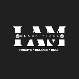I AM BLACK PEARL FORGIVE · RELEASE · HEAL logo