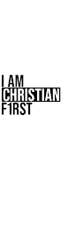 I AM CHRISTIAN F1RST logo